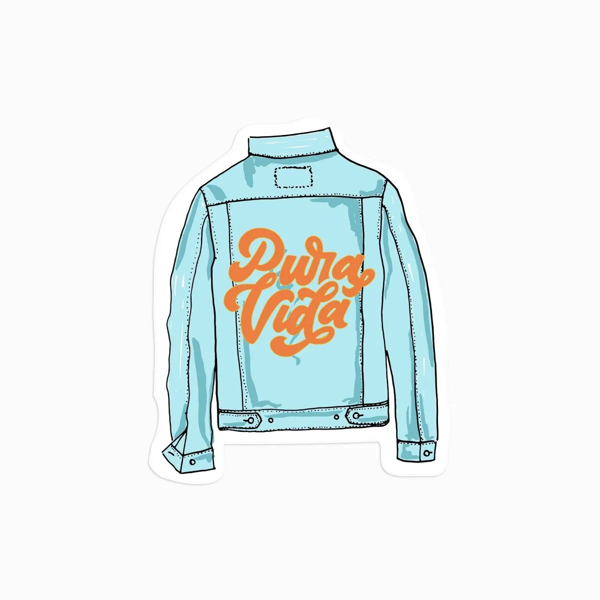 Jean Jacket Sticker