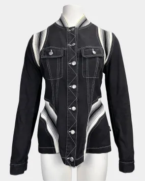 Jean Paul Gaultier Black & White Light Jacket 1990's