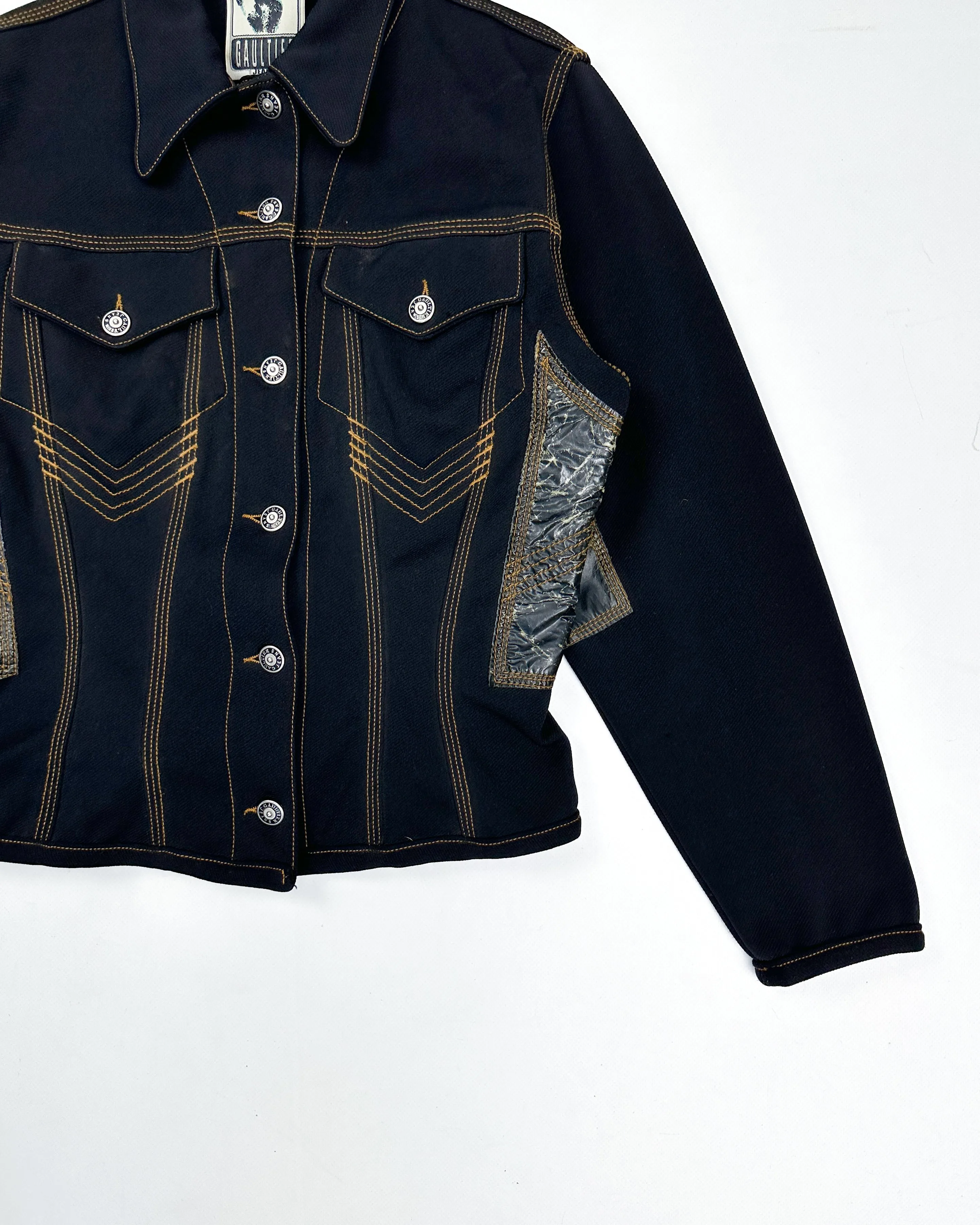 Jean Paul Gaultier Fitted Trucker Jacket 1980's