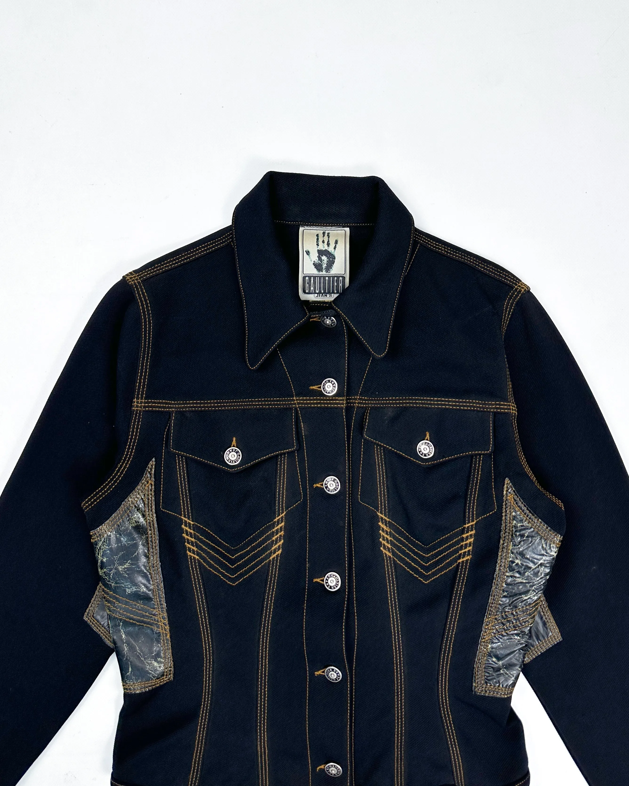 Jean Paul Gaultier Fitted Trucker Jacket 1980's