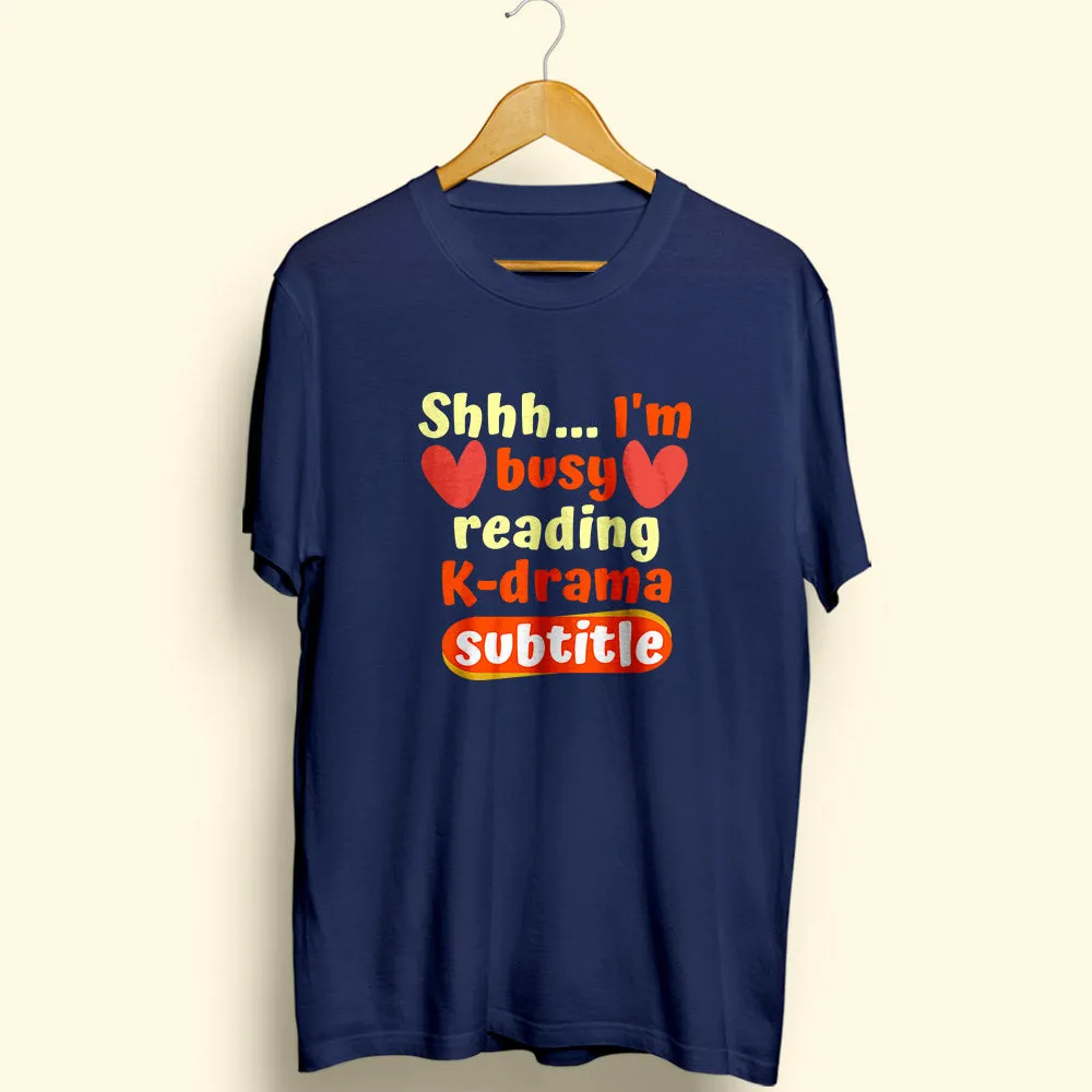 K-Drama Subtitle Half Sleeve T-Shirt