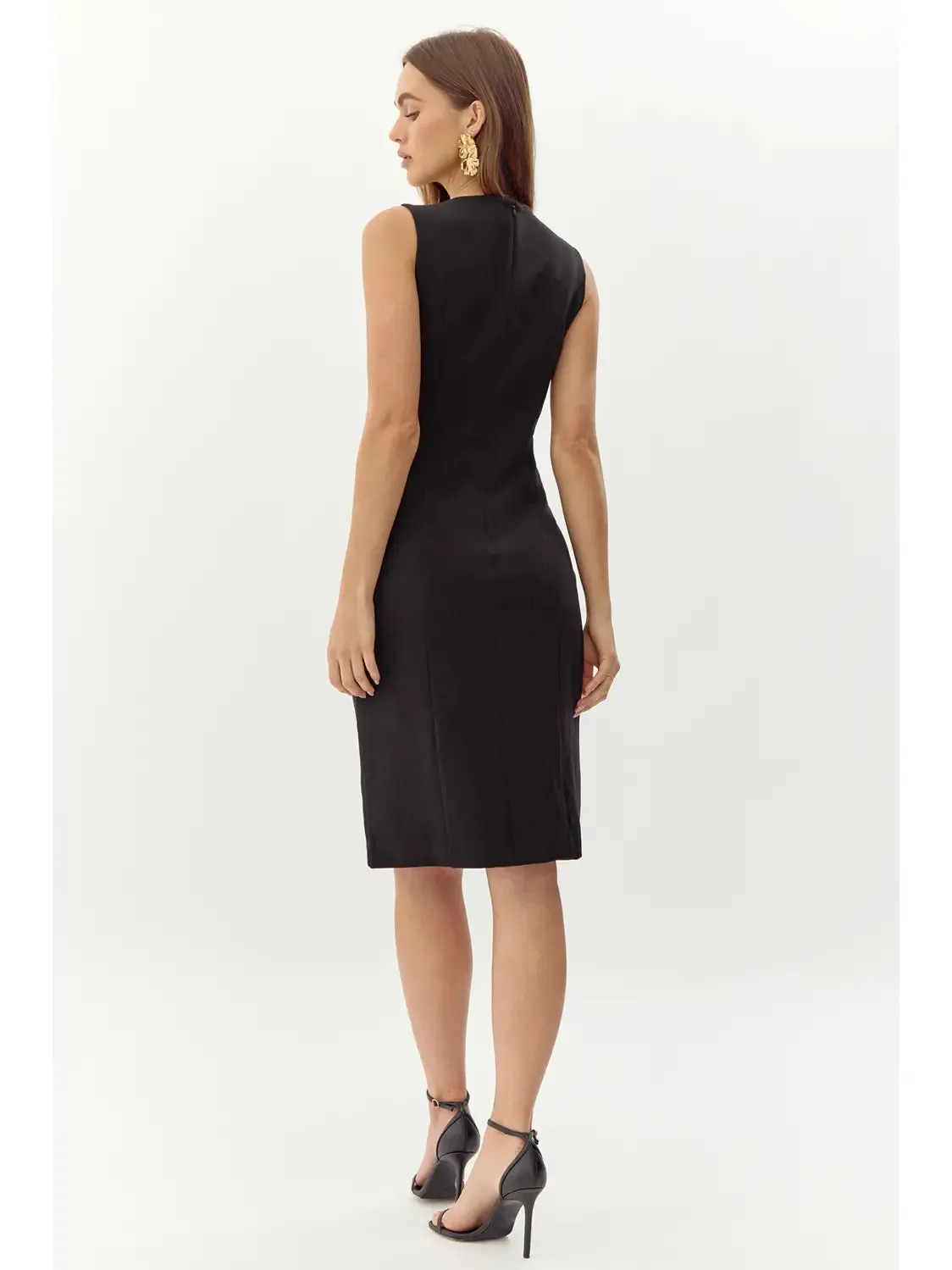 Kayla Wave Cut Sheath Dress