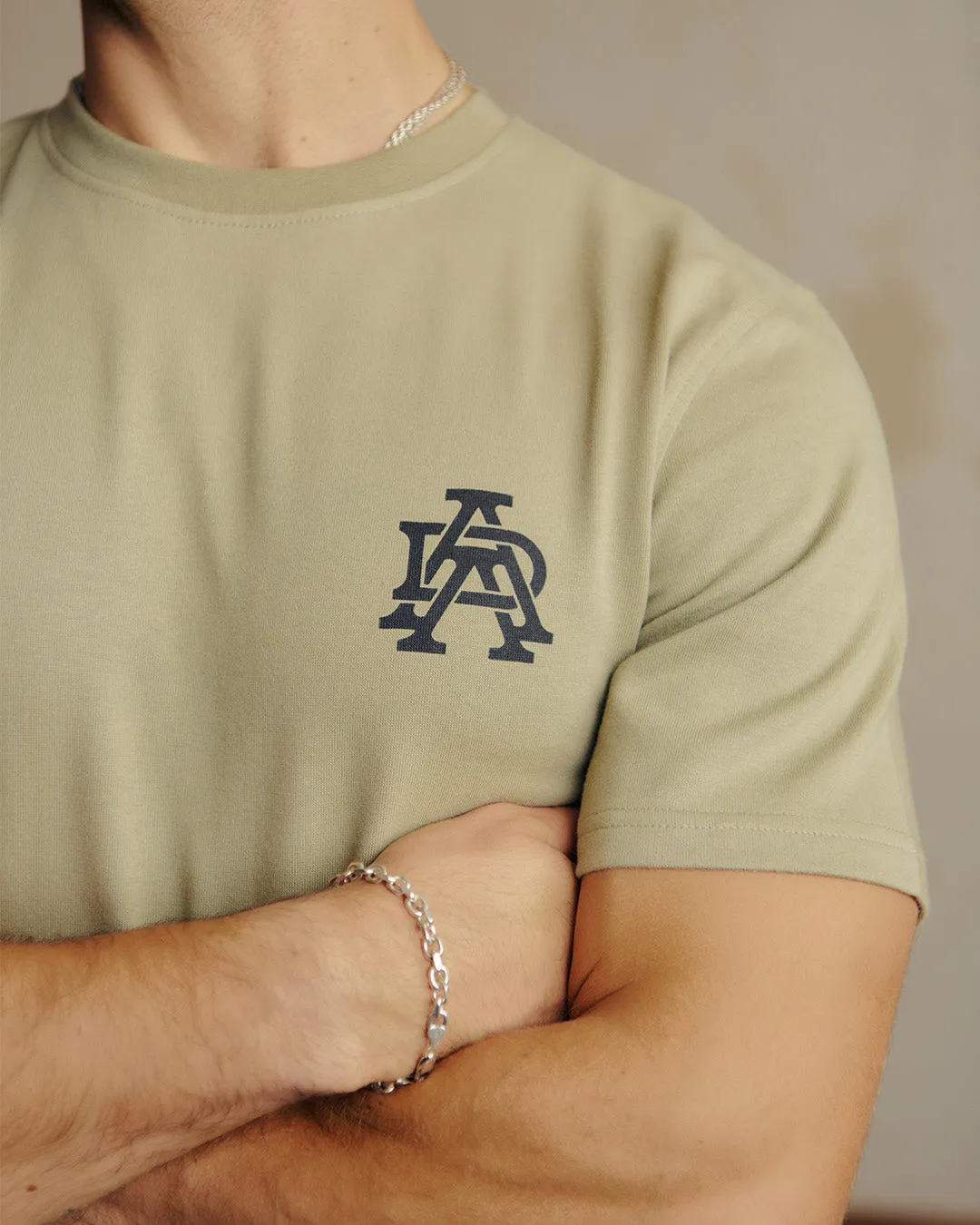 Khaki Crest T-Shirt