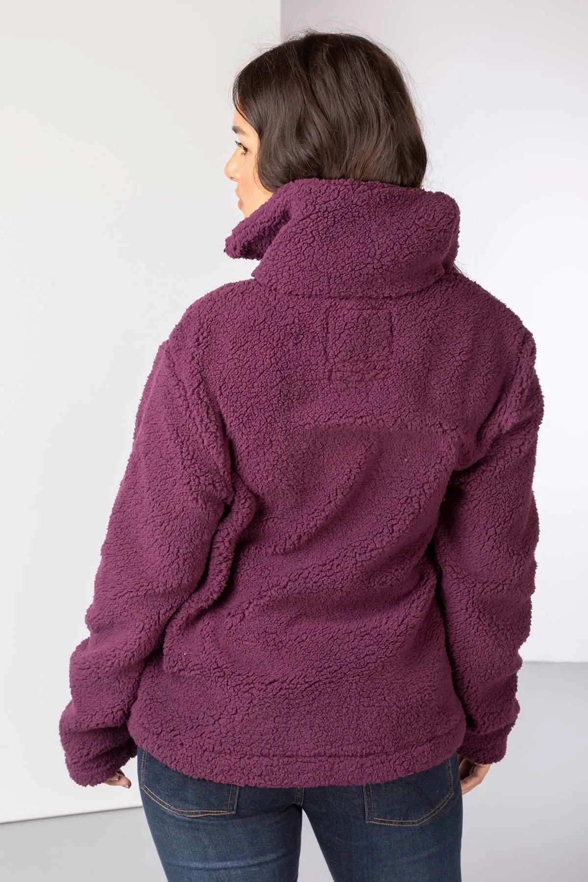 Ladies Overhead Sherpa Fleece - Etton