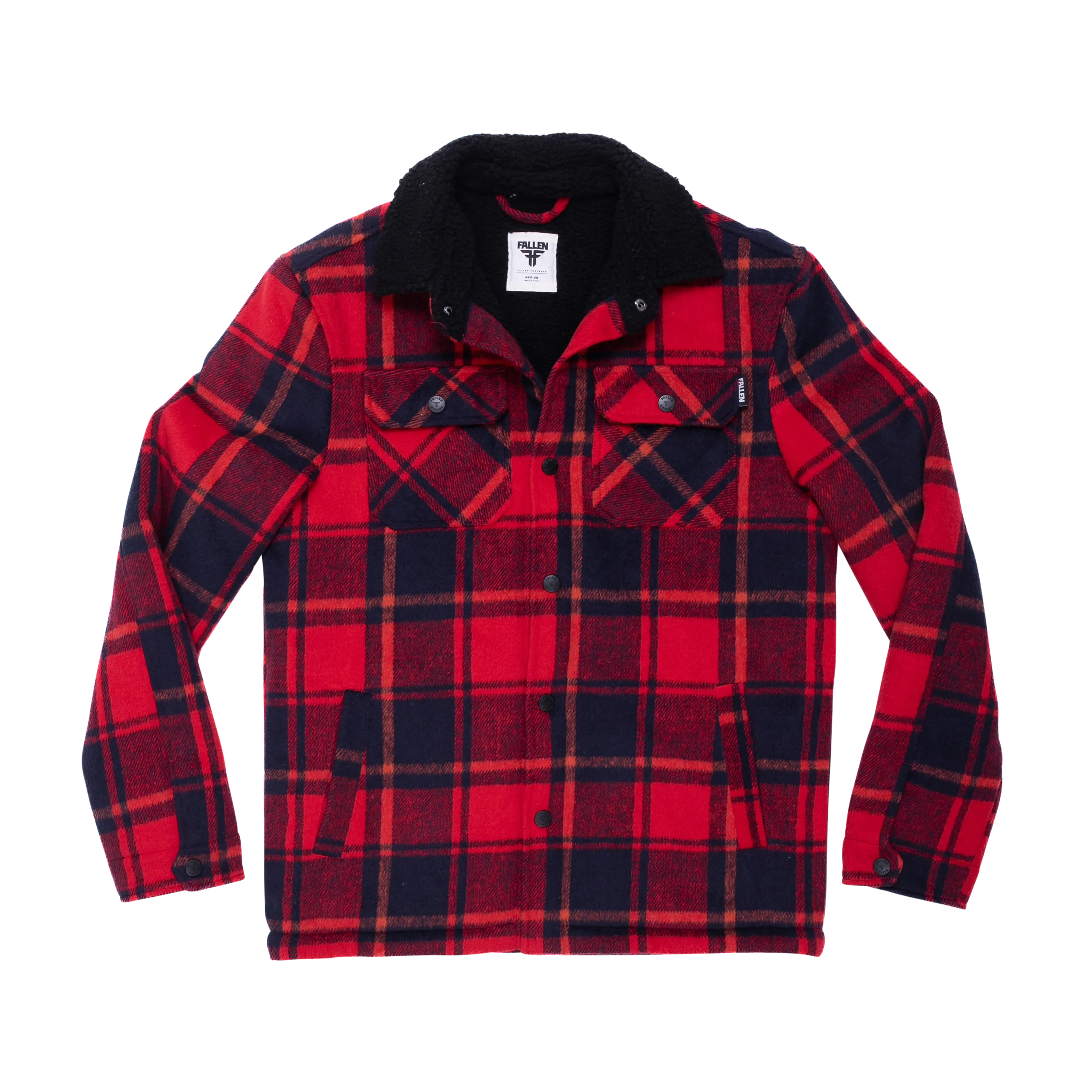 LAMB JACKET RED/BLACK