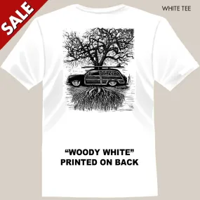 LAST ONE! Men's Tee "Woody on White" SIZE 2X