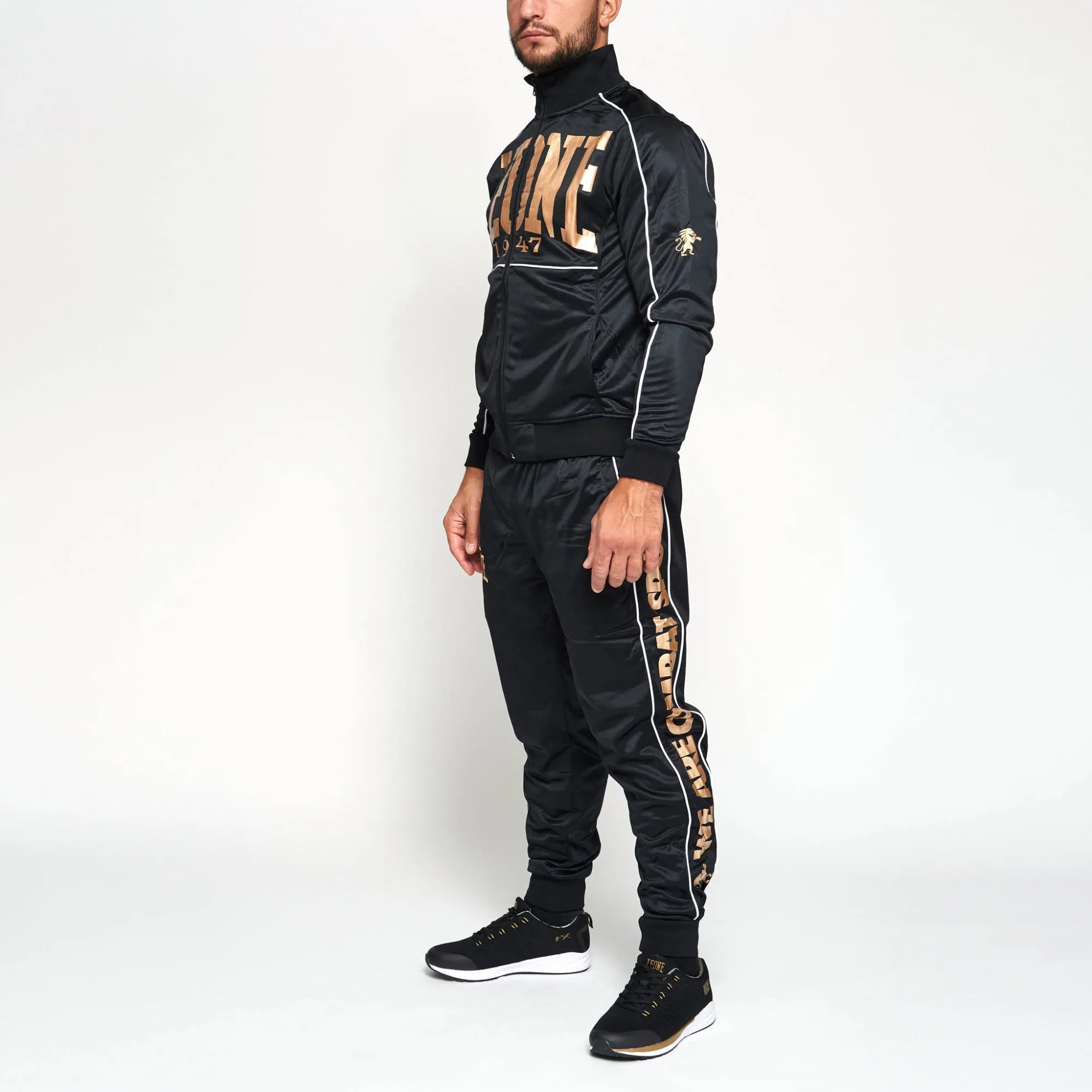 Leone Premium men's tracksuit AB300 black