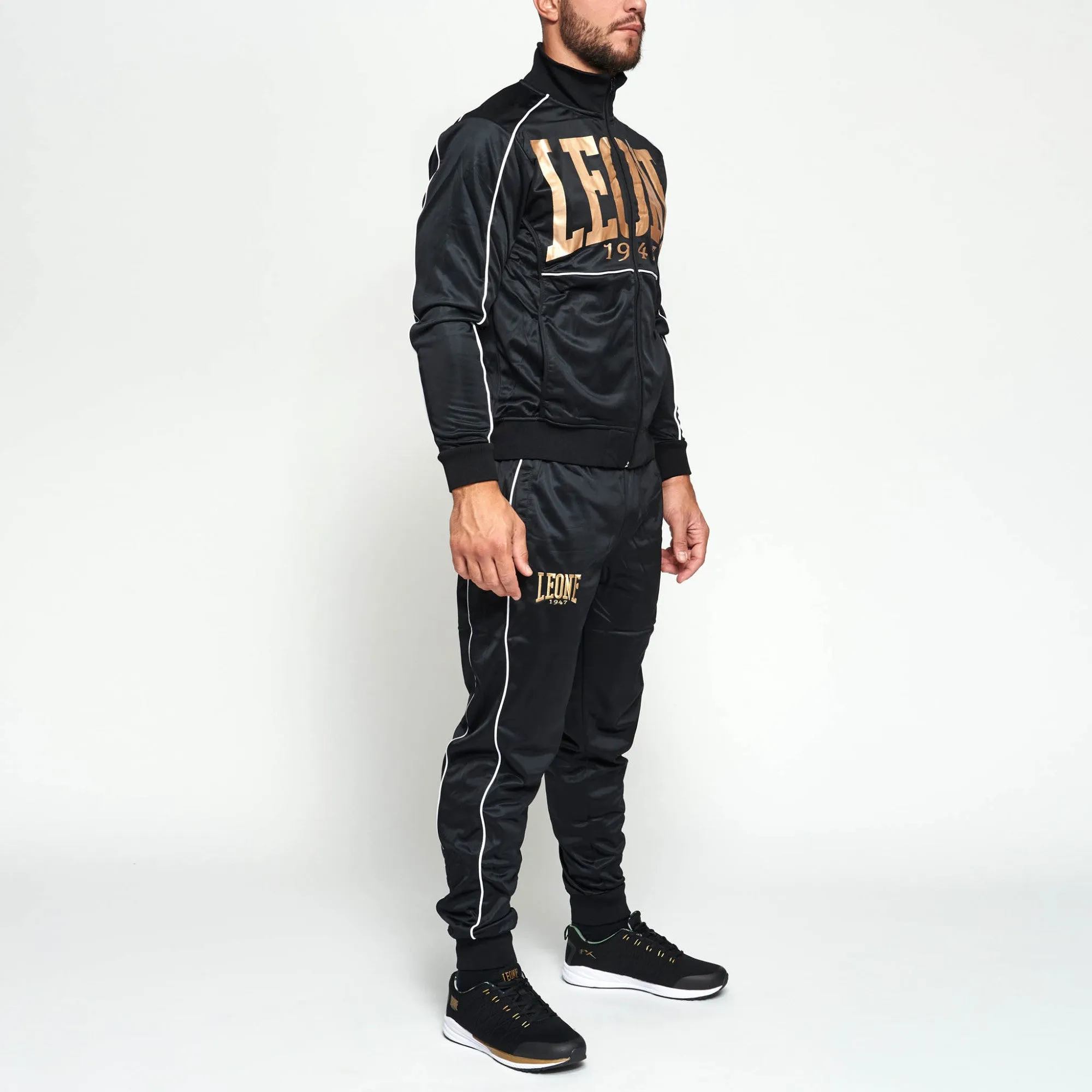 Leone Premium men's tracksuit AB300 black