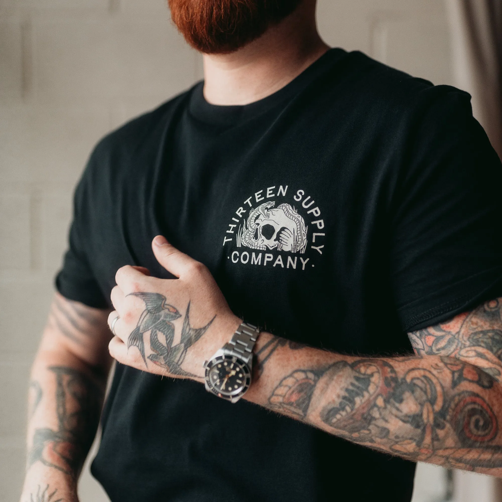 LIFE AND DEATH - BLACK UNISEX T-SHIRT