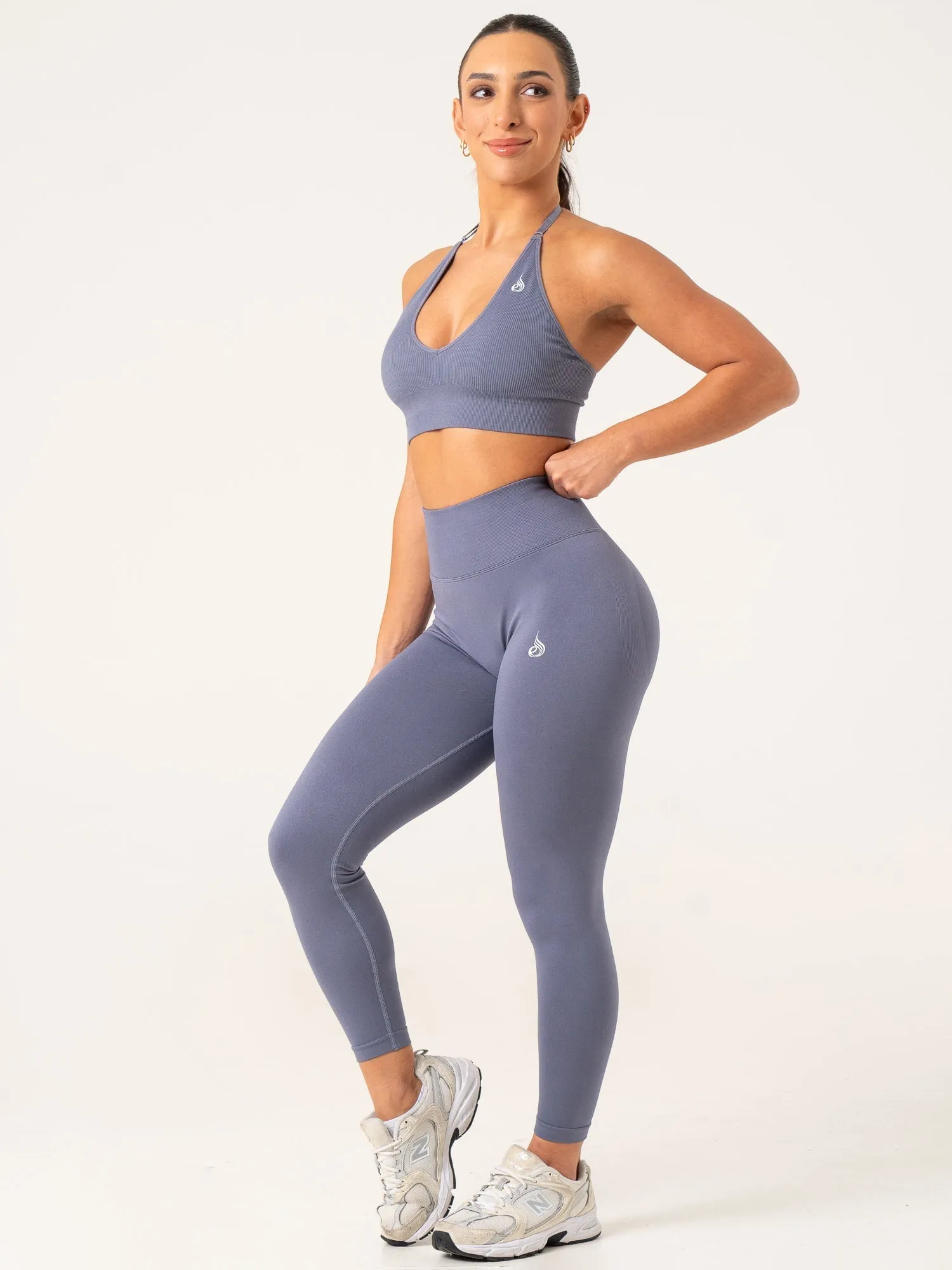 Lift BBL Scrunch Seamless Leggings - Slate Blue