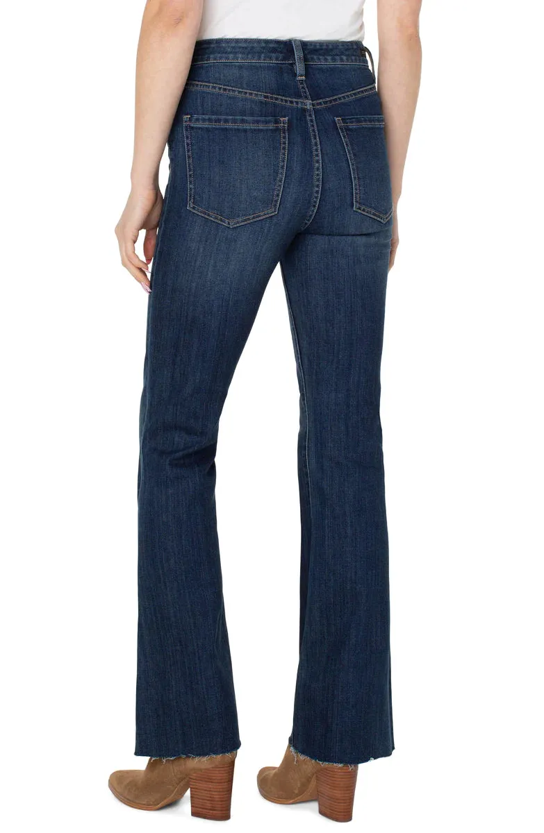 Liverpool Hannah Hi-Rise Flare Denim Stretch Jean