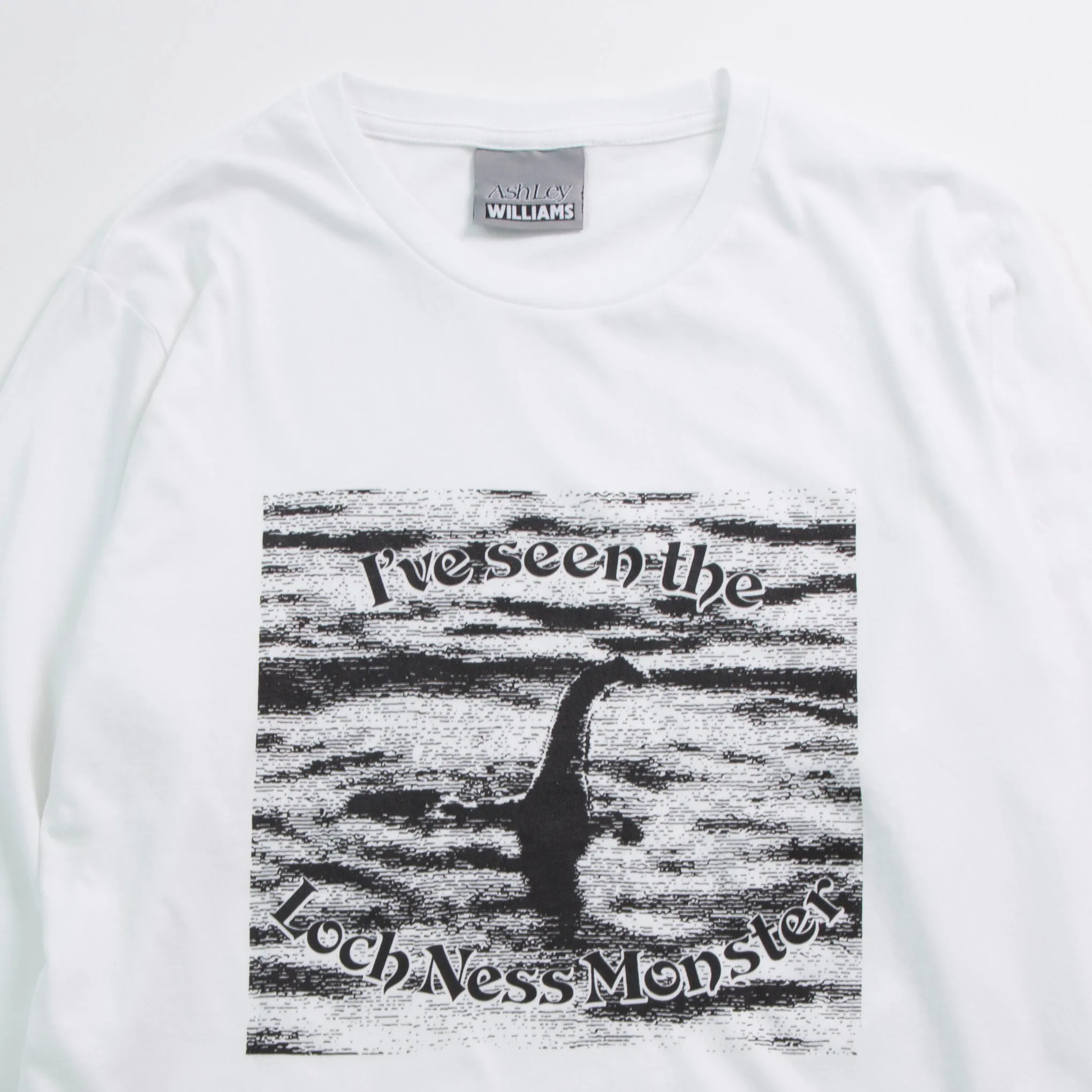 Loch Ness Longsleeve T-shirt - White