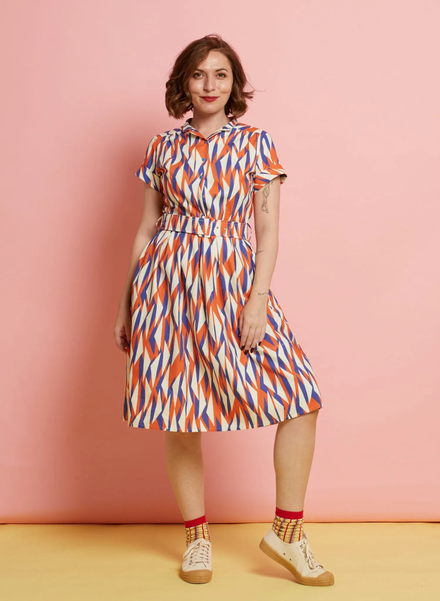 Louise Dress - Red Tigerfish