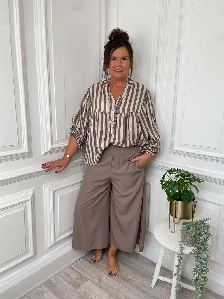 Malissa J Culottes - Taupe