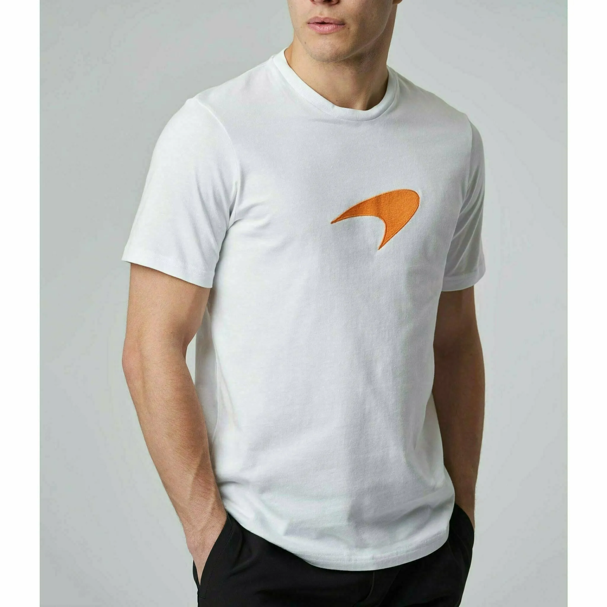 McLaren F1 Men's Speedmark Logo T-Shirt -Phantom/White