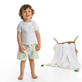 Meia Pata Boys Donut T-Shirt & Swimming Shorts