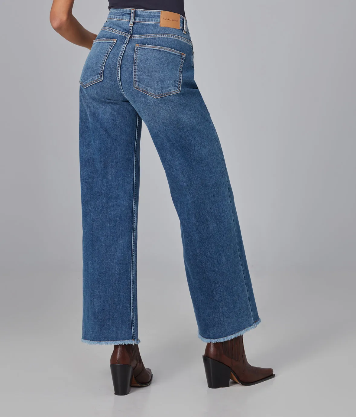 MILAN-DIS High Rise Wide Leg Jeans