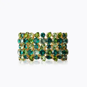 Multi Cuff Bracelet / Green Combo