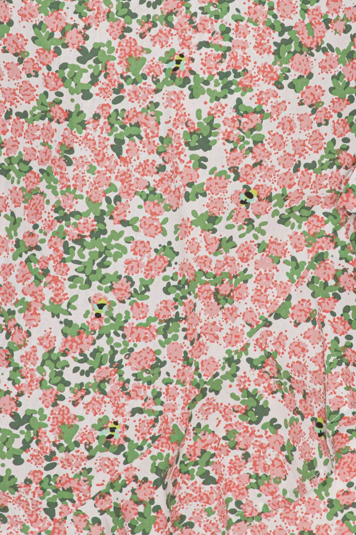 NaomiIC Kjole - Pink Blomsterprint