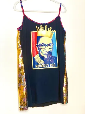 NOTORIOUS RBG Sequin T Shirt Dress