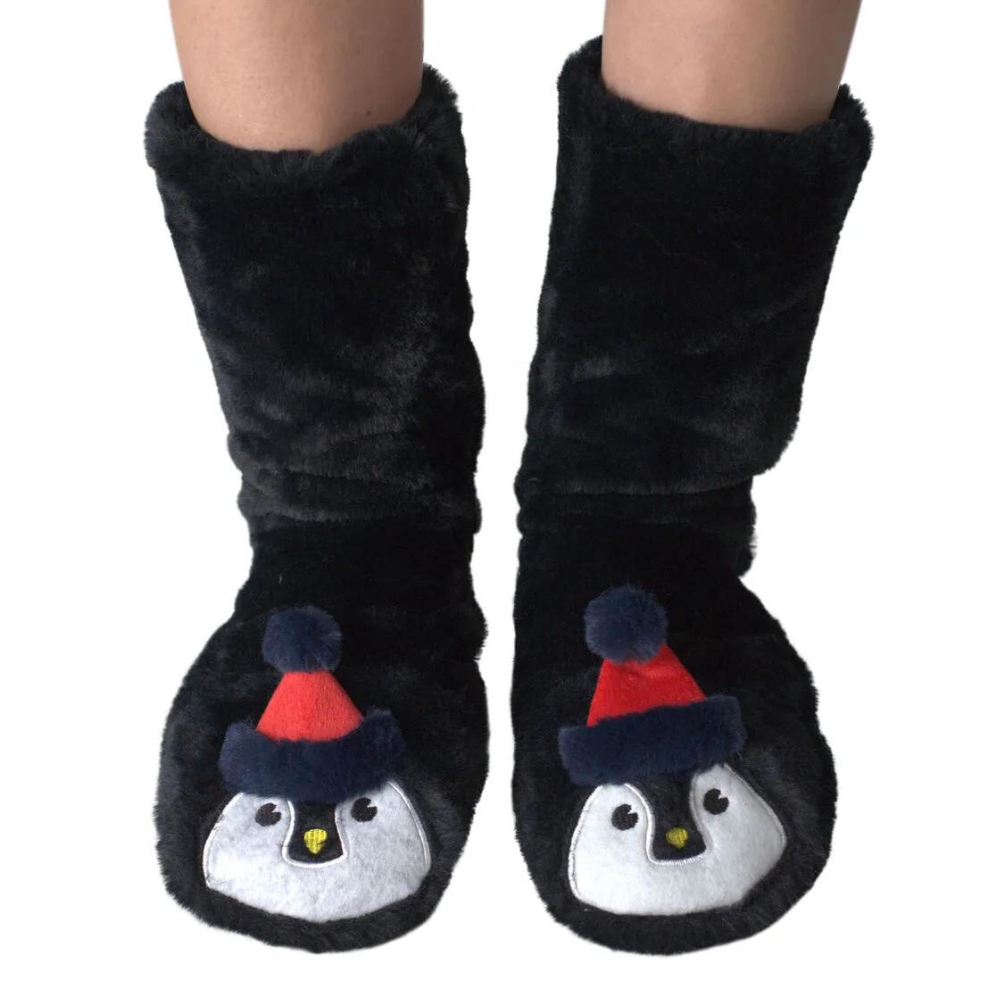 Penguin Plush Slipper Socks