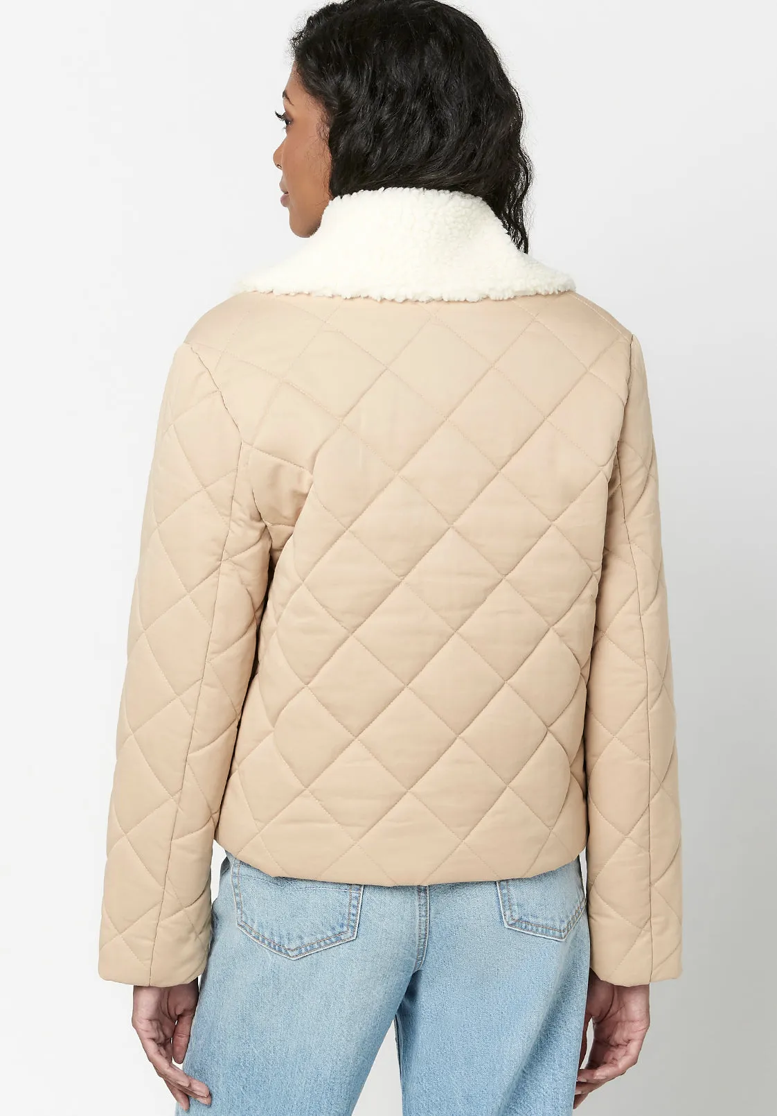 Quilted Sherpa Clementine Jacket - JK0522F