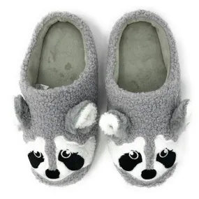 Raccoon Slip On Slippers