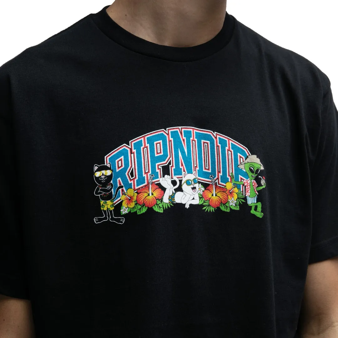 RIPNDIP SUMMER FRIENDS TEE-BLACK