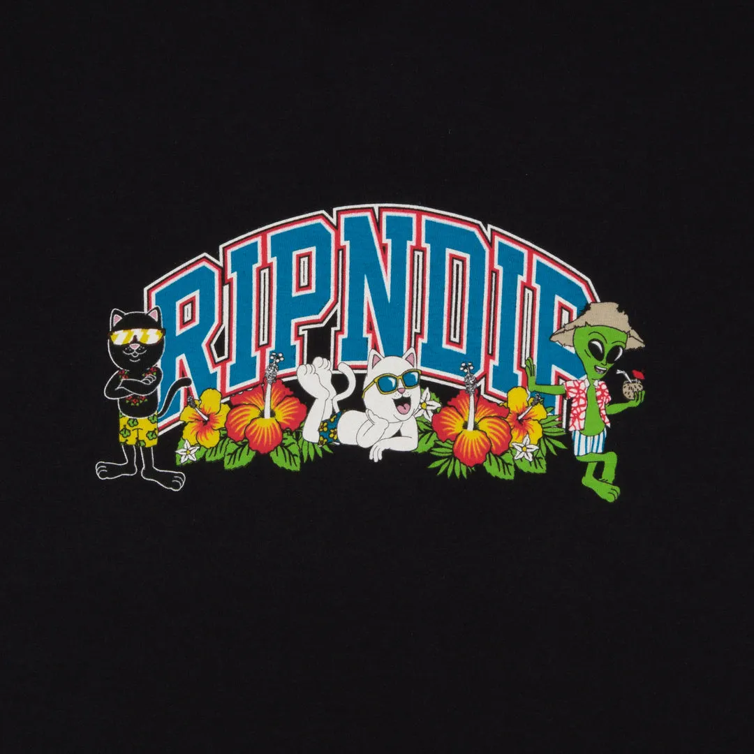 RIPNDIP SUMMER FRIENDS TEE-BLACK