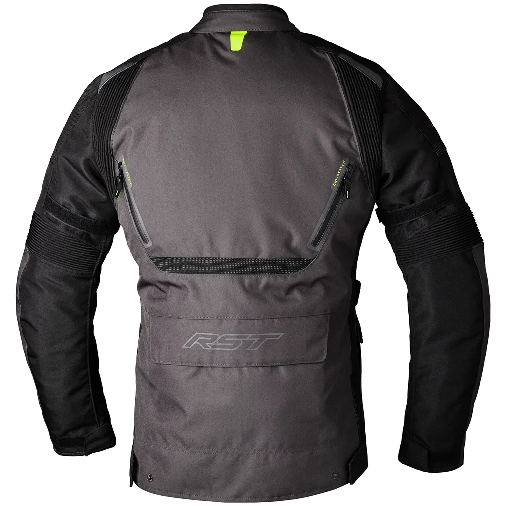 RST Endurance CE Mens Textile Jacket - Graphite / Flo Yellow