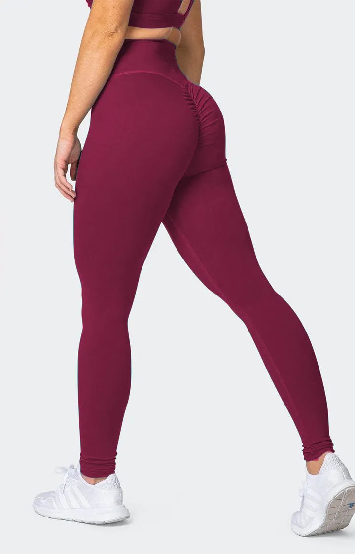 SCRUNCH BUM LEGGINGS Classic ( Black )