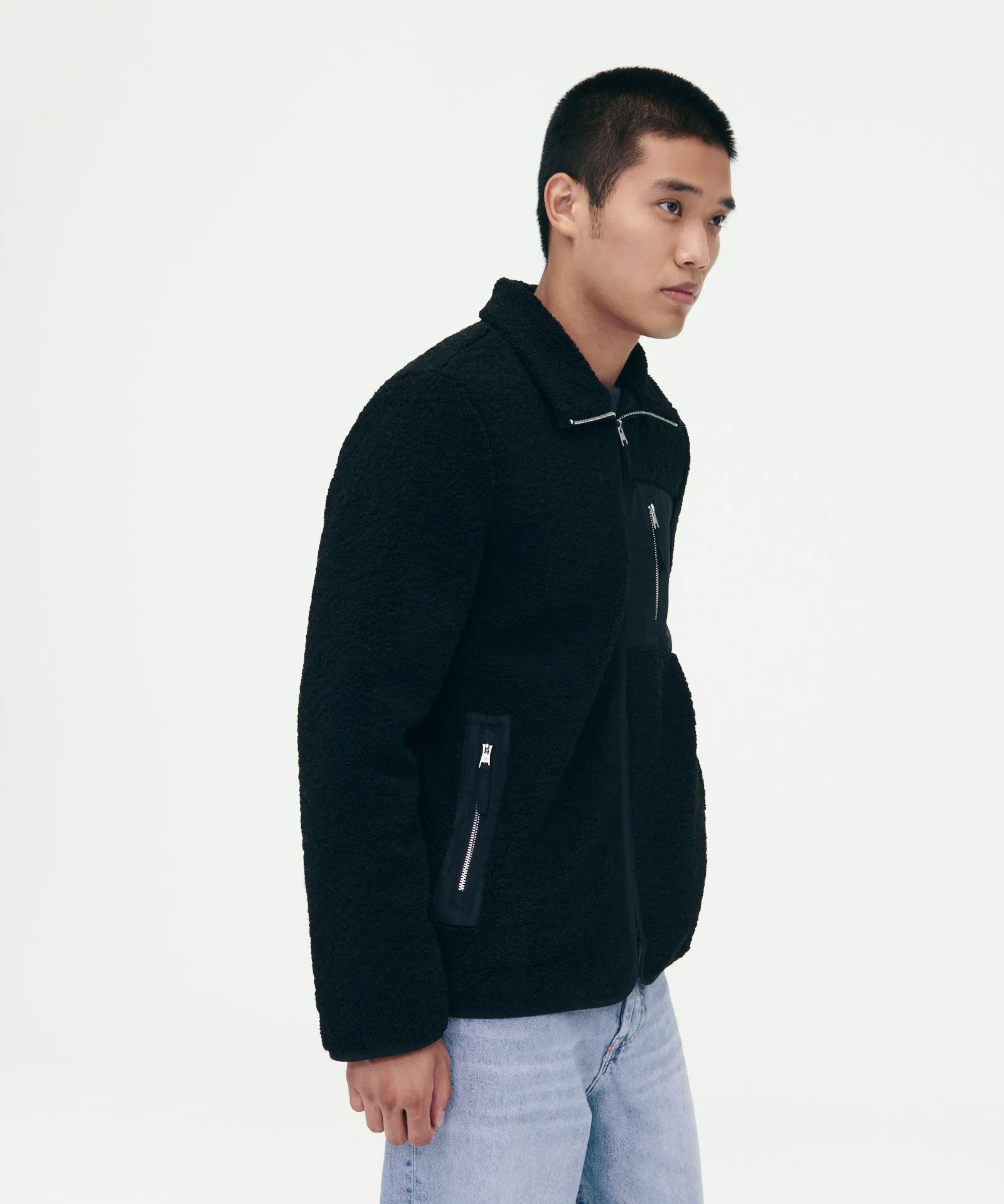 Sherpa Zip Up Jacket