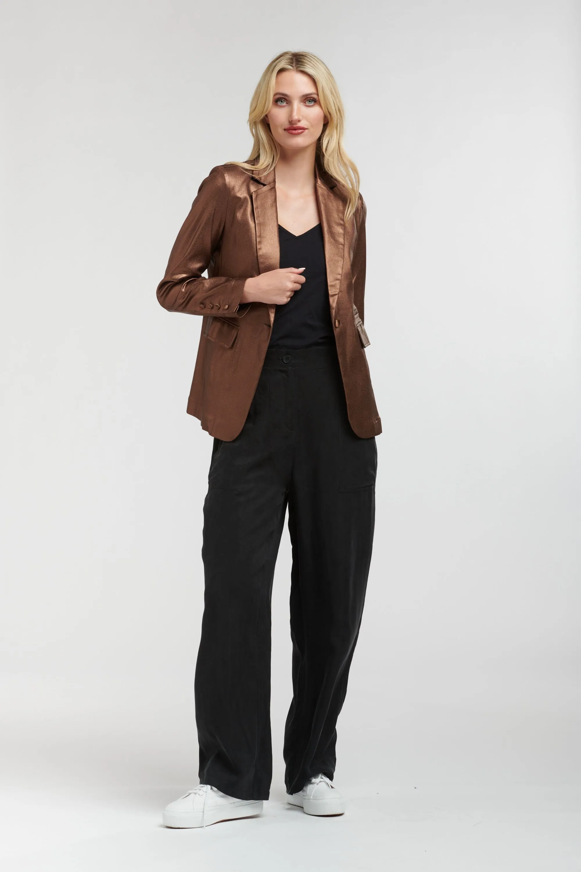 Shine Your Way Blazer Copper