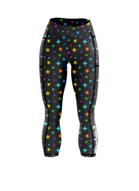 ''Stars in your eyes'' capri leggings