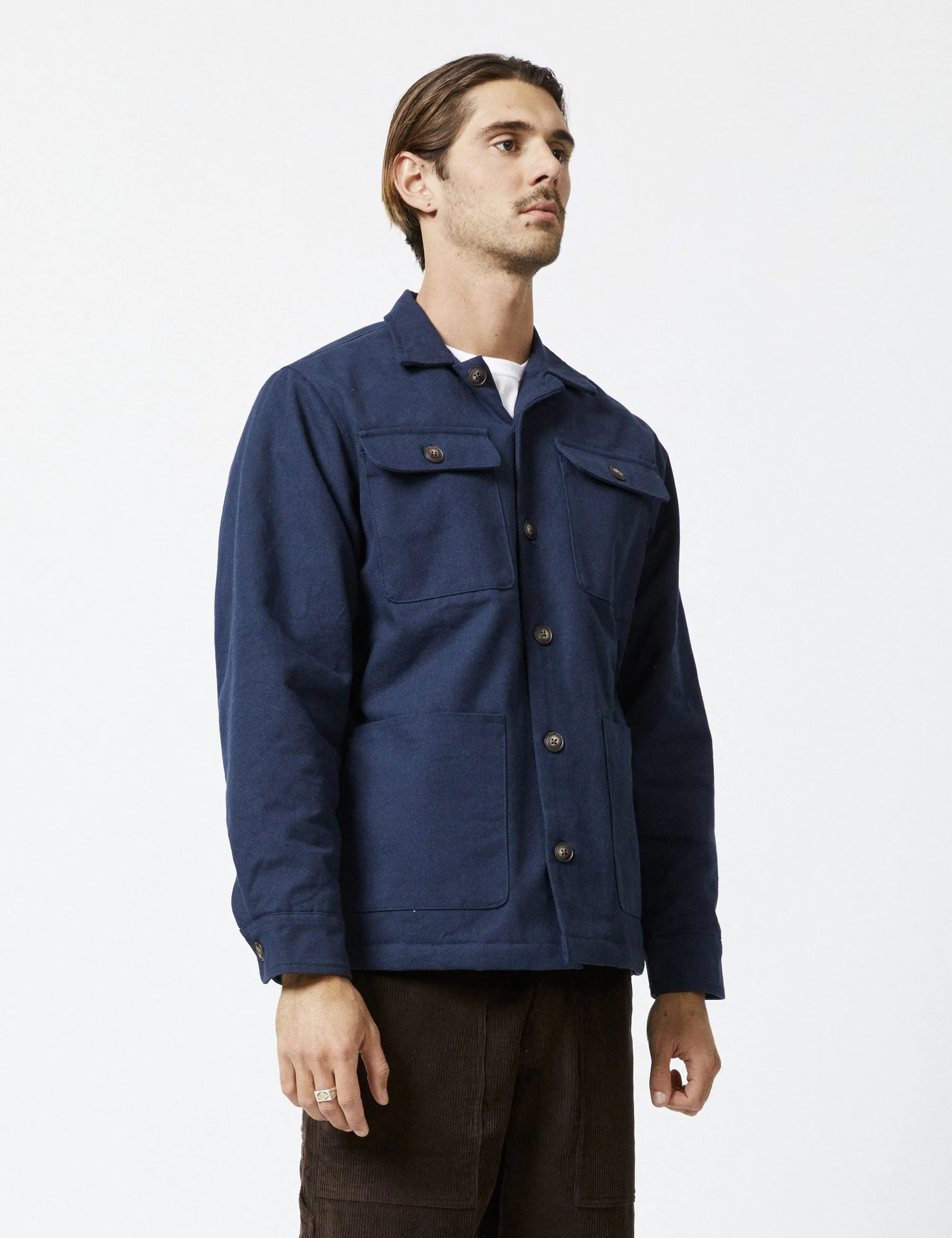 Stockyard Sherpa Jacket - Navy