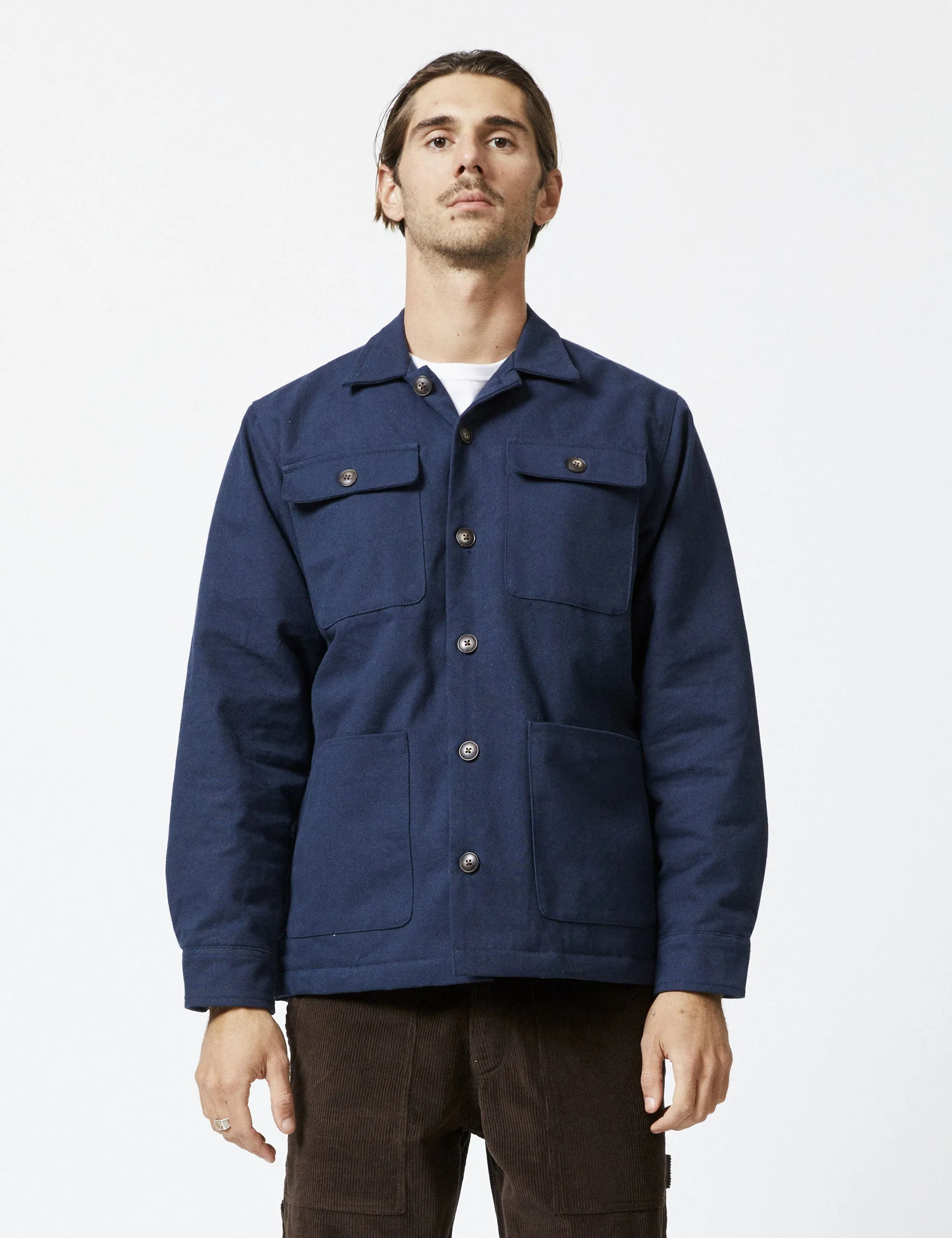 Stockyard Sherpa Jacket - Navy