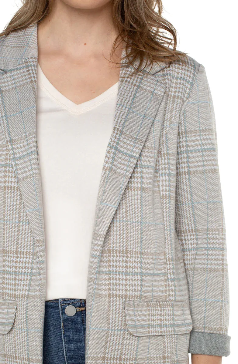 The Jana Plaid Boyfriend Blazer