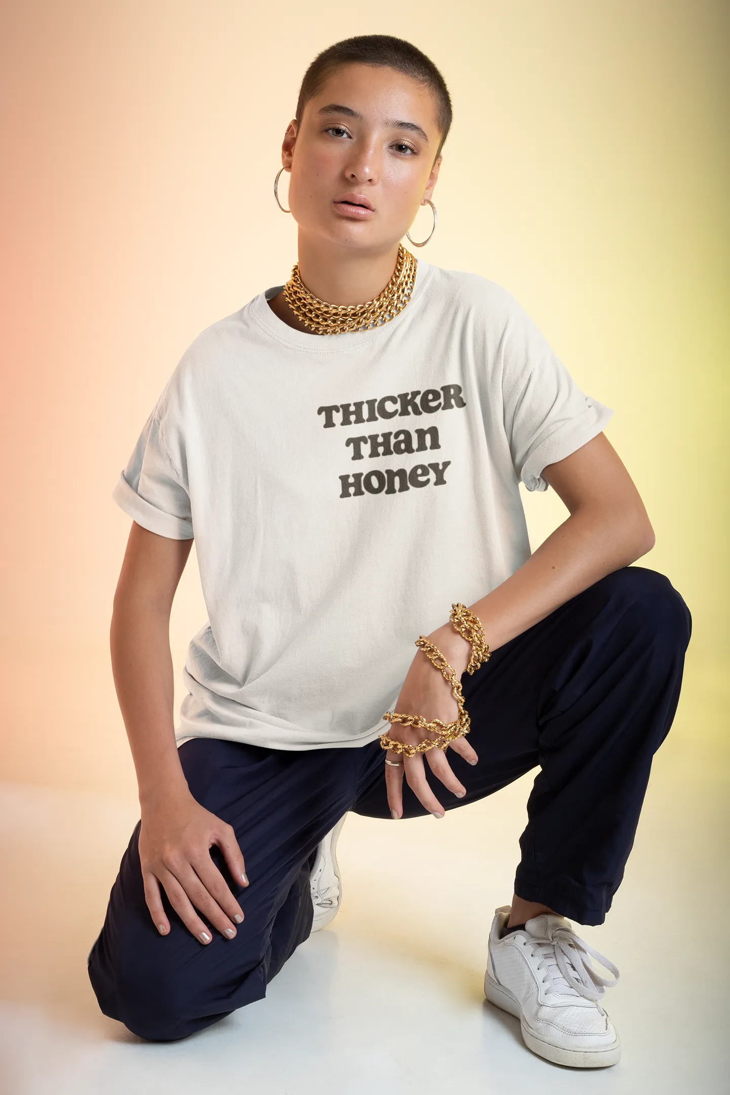 THICKER THAN HONEY Oversized T-shirt