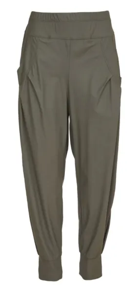 Tuck Pocket Cuff Trouser Green