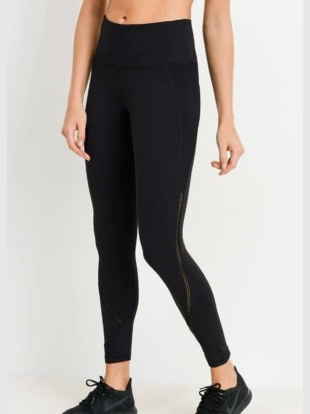 Wraparound Perforated Highwaist Leggings