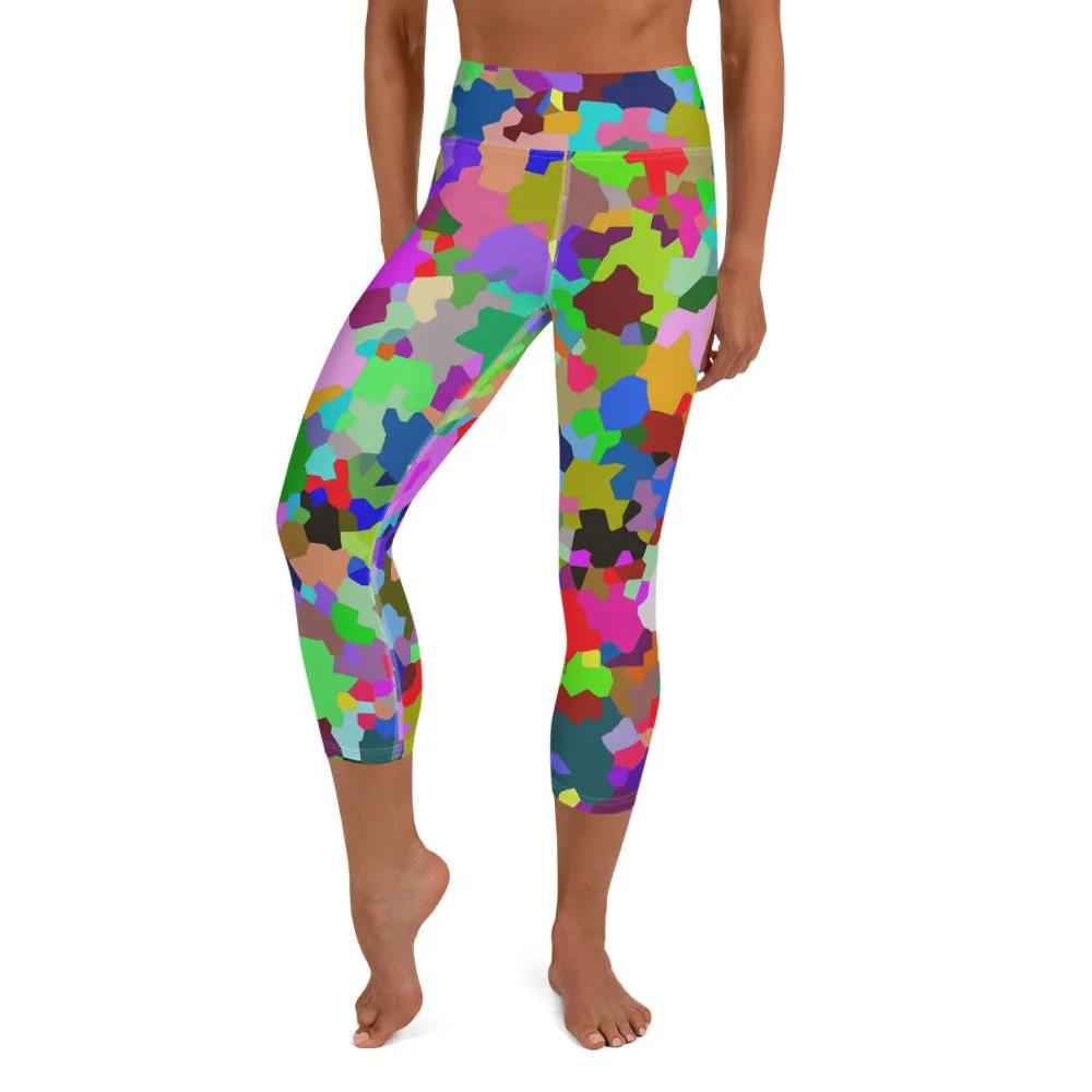 Yoga Capri Leggings Speckle