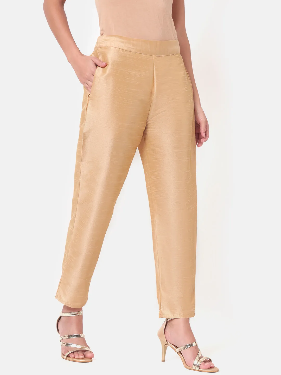 Zariya Beige Trouser